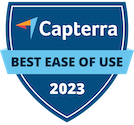 Badge Capterra Ease of Use 2023 Altospam