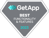 Badge GetApp Best Functionalities and features 2023