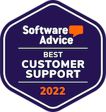 Badge Software Advice Customer Support 2022 Altospam